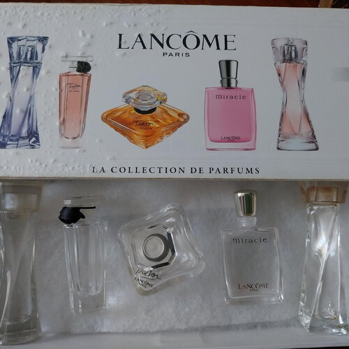 Parfum bouteilles miniature vintage fragrances eau lancôme vide-boite parfum lancôme original-cadeau collection pour elle