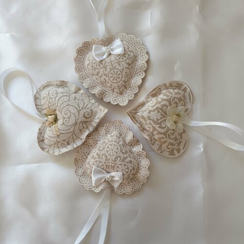 Coeur à suspendre  collection shabby chic