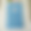 Sachets plastique 15 x 20 cm motif bleu x 10
