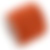 Fil coton ciré 1 mm orange  x 2 m