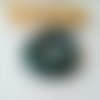 Fil coton ciré vert foncé 1 mm x 5 m