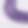 Perles en verre nacré 8 mm violet x 50