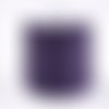 Fil coton ciré violet 1 mm x 2 m
