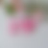 Perles en verre ronde 8 mm rose bonbon x 20