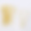 Clous tiges dorées 5 cm à tête œil x  50