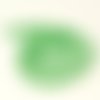50 perles en verre à facette style bohème 6 mm verte clair