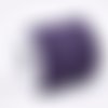 Fil coton ciré violet 1 mm x 5 m