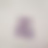 Pendentif sequin émail losange 16 x 10 mm violet x 2