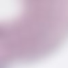 10 perles en verre effet granuleux 10 mm mauve