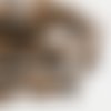 50 fermoirs griffes 20 mm cuivre rouge