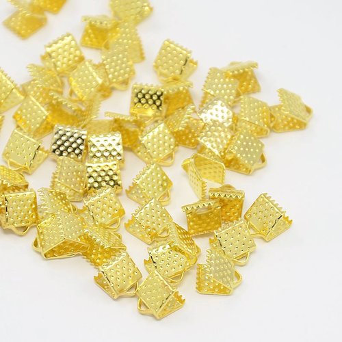Fermoirs griffes doré 6 mm x 20