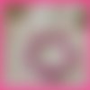 Kit bracelet fil élastique perles jade rose taches dorées