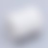 Cordon buna creux caoutchouc 2 mm blanc x 1 m