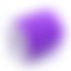 Cordon buna creux caoutchouc 2 mm violet x 1 m