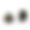 22 coupelles cône 8 mm bronze