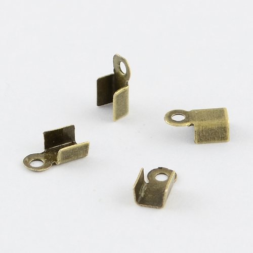 Embouts serre fil 6 x 3 mm bronze x 50