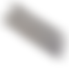 Lot de 2 fermetures éclair invisible 20 cm grise