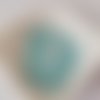 10 boutons résine 4 trous 10 mm bleu turquoise clair