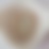 10 boutons résine 4 trous 10 mm beige x 10