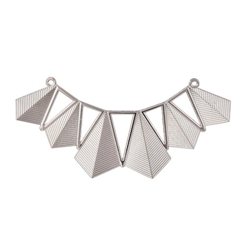 Composant central pour collier 12 cm platine x 1