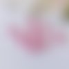 10 perles en verre nacré 10 mm rose