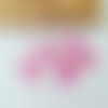 50 sequins pvc rose à reflets 10 mm
