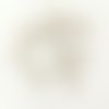 100 anneaux 7 mm argent mat