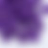 10 boutons bois 15 mm violet