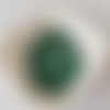 10 boutons résine 4 trous 10 mm vert foncé