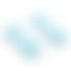 10 etiquettes tissus bleu pour vêtements/accessoires bébé