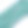 20 perles en verre rondelle 8 mm bleu vert