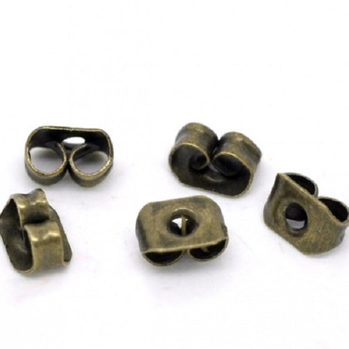 20 embouts poussoirs métal bronze