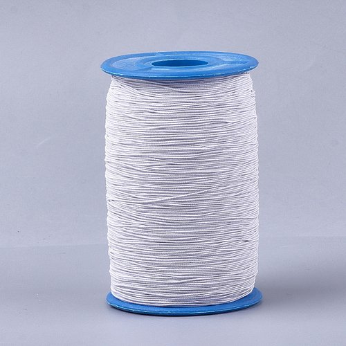 Fil élastique blanc 0.6 mm x 5 m
