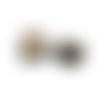 20 fermoirs griffes 6 mm bronze