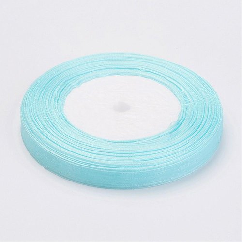Ruban organza 10 mm bleu ciel x 5 m