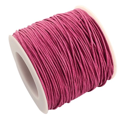 Fil coton ciré camélia 1 mm x 5 m