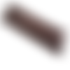 Lot de 2 fermetures éclair invisible 20 cm marron
