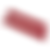 Lot de 2 fermetures éclair invisible 20 cm rouge