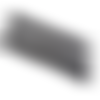 Lot de 2 fermetures éclair invisible 20 cm noire