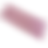 Lot de 2 fermetures éclair invisible 20 cm rose clair