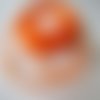 Ruban organza 10 mm orange  x 5 m