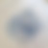 20 anneaux 6 mm jonction ouvert bleu azur