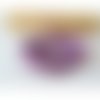 Fil coton ciré parme 1 mm x 5 m