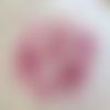 20 anneaux 8 mm jonction ouvert rose
