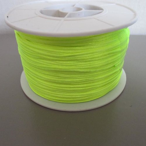 Fil nylon 1.2 mm jaune fluo x 5 m