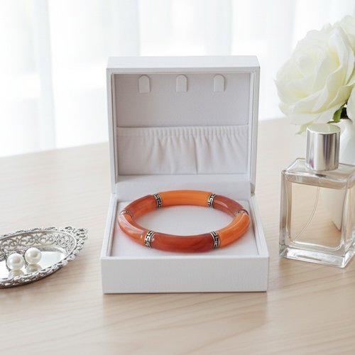 Kit bracelet fil élastique et perles incurvées