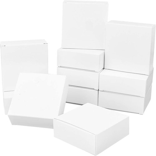 Lot de 5 boites cadeaux carton 12 x 12 cm