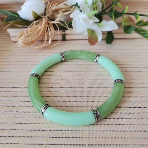 Kit bracelet fil élastique et perles incurvées