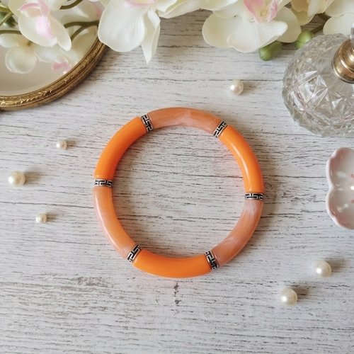 Kit bracelet fil élastique et perles incurvées