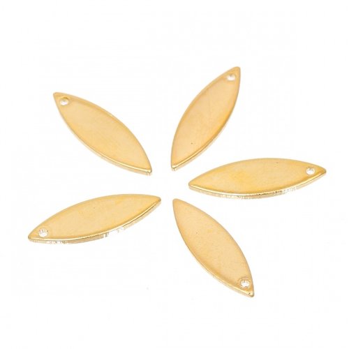 10 pendentifs/breloque métal dague 16 mm doré